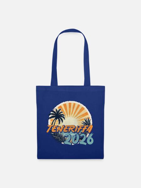 Teneriffa 2026 - Stoffbeutel - Royalblau