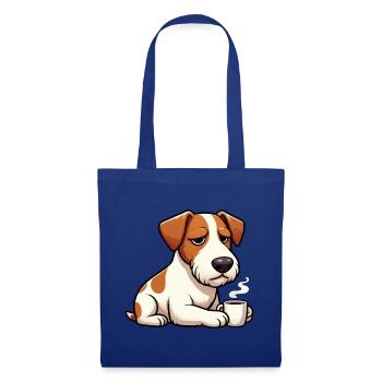 Jack Russel terrier Jack russel Besitzer Jacky - Stoffbeutel - Royalblau - Vorne
