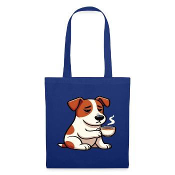 Jack Russel terrier Jack russel Besitzer Jacky - Stoffbeutel - Royalblau - Vorne