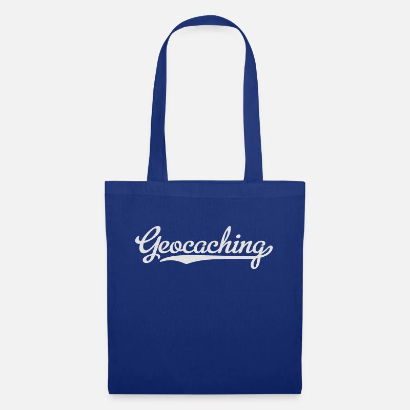 Geocaching - Stoffbeutel - Royalblau