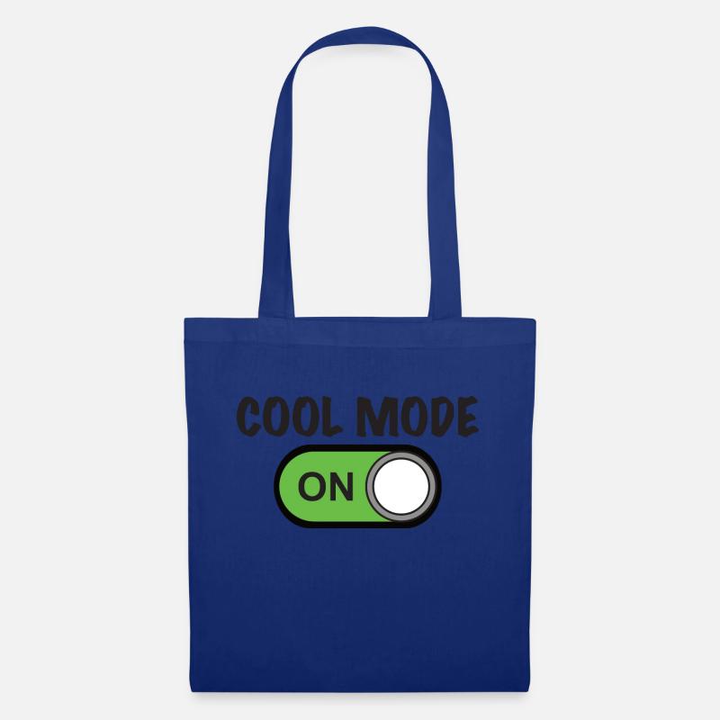 COOL MODE ON - Stoffbeutel - Royalblau