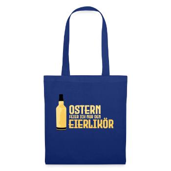 Ostern Eierlikör Feiern - Stoffbeutel - Royalblau - Vorne