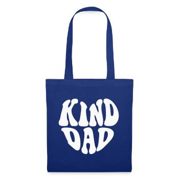 Kind Dad Heart Logo - Customizable color - Tote Bag - royal blue - Front