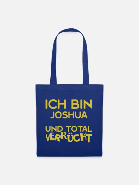 Vorname Joshua - Stoffbeutel - Royalblau