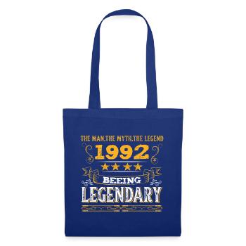Birthday legendär 1992 - Stoffbeutel - Royalblau - Vorne