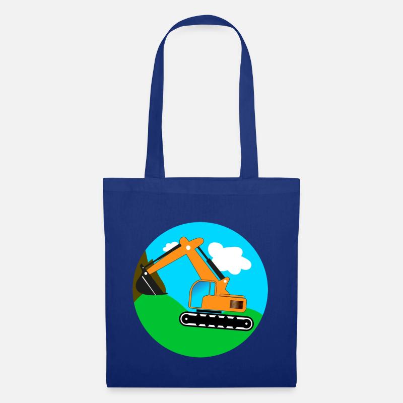 Bagger - Stoffbeutel - Royalblau