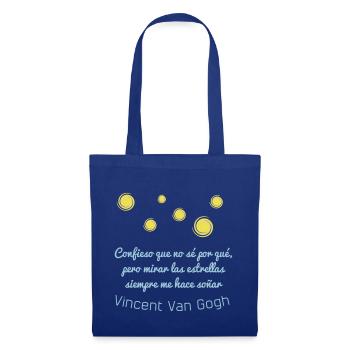 Van Gogh Stars - Sac en tissu - bleu royal - Devant