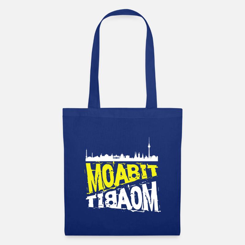 Berlin Moabit T-Shirt - Stoffbeutel - Royalblau