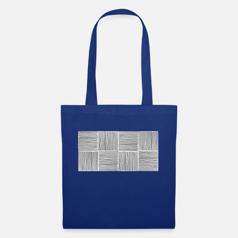 Lines - Stoffbeutel - Royalblau