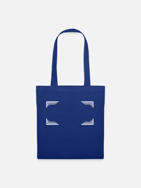 Rechteck Rahmen Element - Stoffbeutel - Royalblau