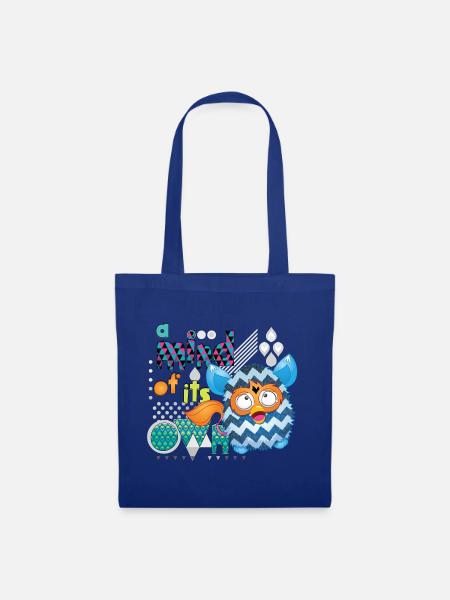 Furby A Mind Of It's Own Bunt - Stoffbeutel - Royalblau