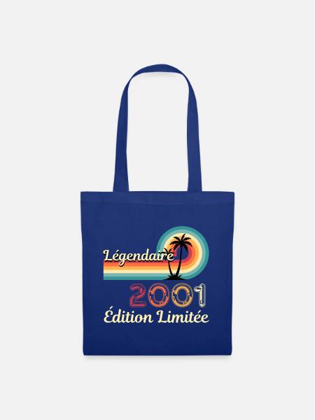 Legendary 2001, limitierte Ausgabe - Stoffbeutel - Royalblau