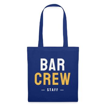 Équipe du bar, équipe de serveurs gastro, soirée boissons - Sac en tissu - bleu royal - Devant