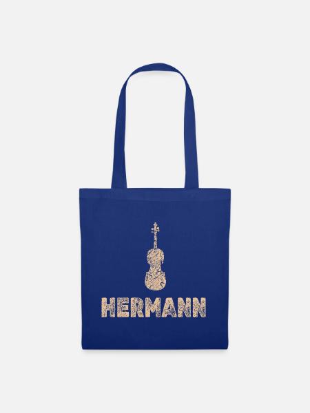 Hermann - Stoffbeutel - Royalblau