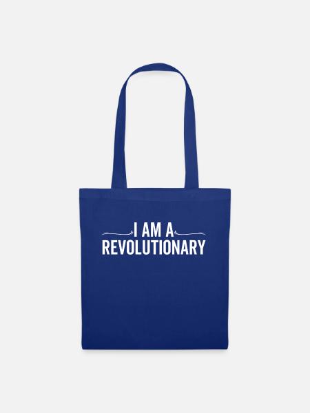 Ich bin ein Revolutionär - Stoffbeutel - Royalblau