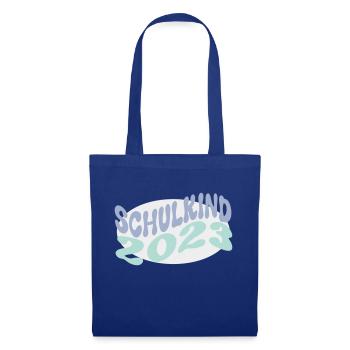 Schulkind 2023 - Stoffbeutel - Royalblau - Vorne