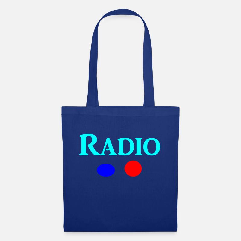 Radio - Stoffbeutel - Royalblau