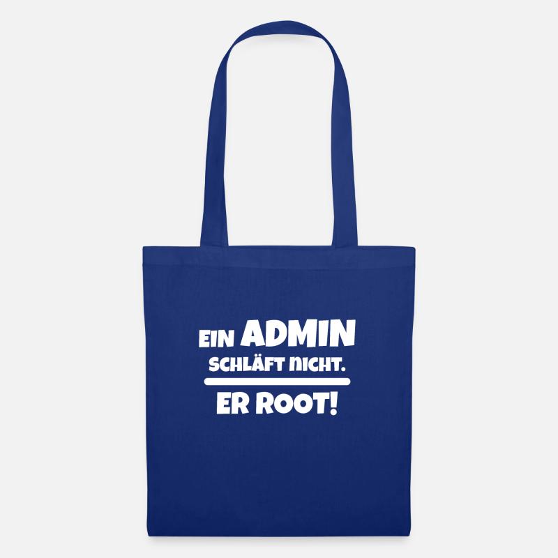 Admin System Administrator Lustig Spruch linux - Stoffbeutel - Royalblau