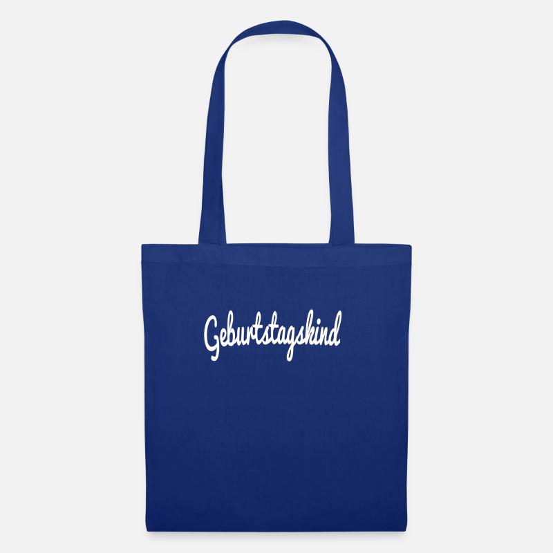 Geburtstagskind - Stoffbeutel - Royalblau