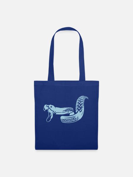 Singletrail Snake bright - Stoffbeutel - Royalblau