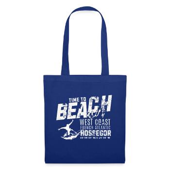 Hossegor Time to beach and surf - Tote Bag - royal blue - Front