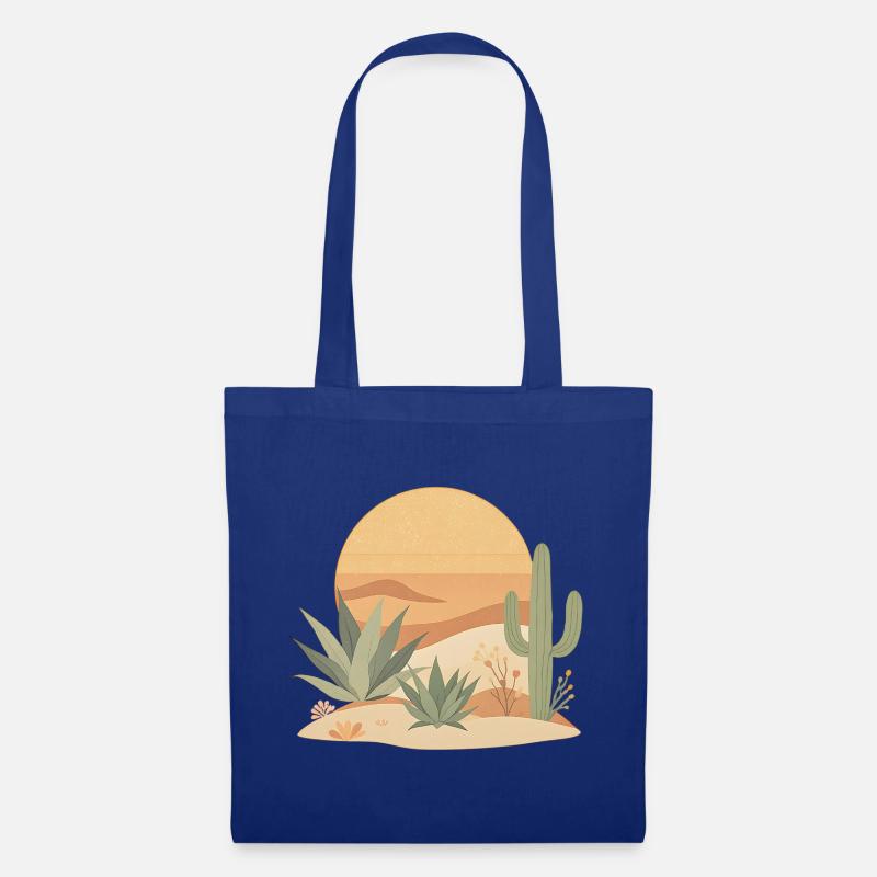 Boho Nature Cacti - Tote Bag - royal blue