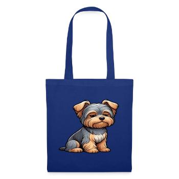 Yorkshire Terrier Yorkie Yorkiebesitzer Yorkies - Stoffbeutel - Royalblau - Vorne
