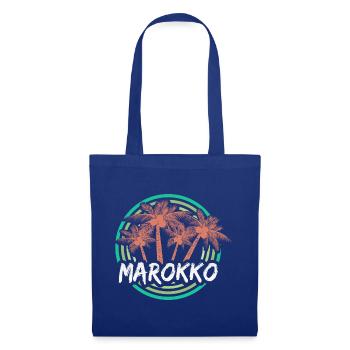 Ferien Marokko - Stoffbeutel - Royalblau - Vorne