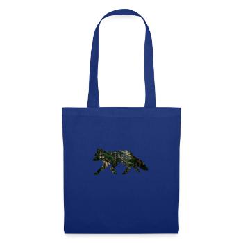 Fuchs Wald - Stoffbeutel - Royalblau - Vorne