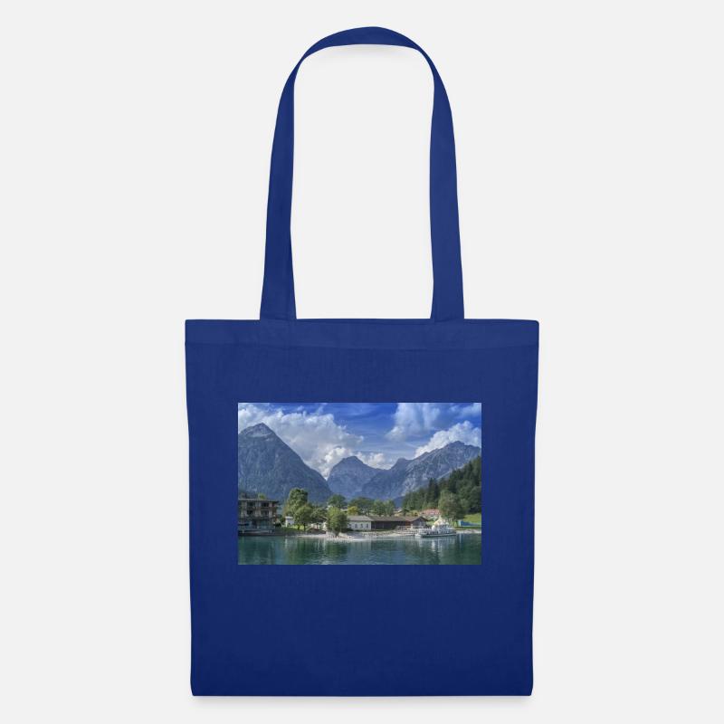 Bergblick - Stoffbeutel - Royalblau