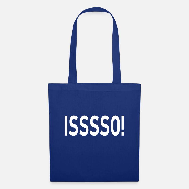 isssso - Stoffbeutel - Royalblau