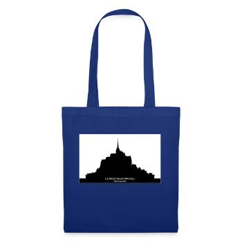 Mont Saint Michel - Stoffbeutel - Royalblau - Vorne