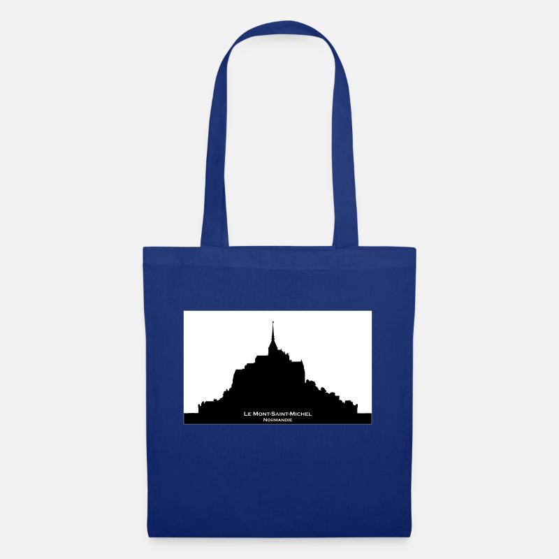 Mont Saint Michel - Stoffbeutel - Royalblau