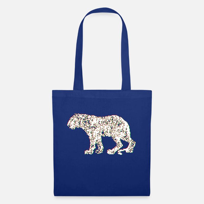 Katze - Stoffbeutel - Royalblau