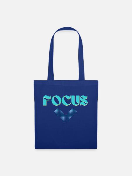 Fokus-Grafik - Stoffbeutel - Royalblau
