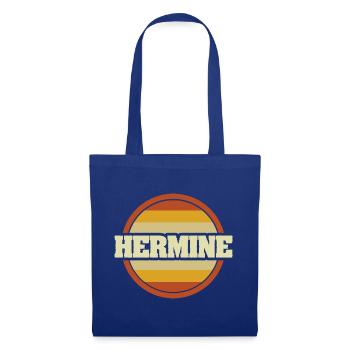 Hermine als Legendaer - Stoffbeutel - Royalblau - Vorne