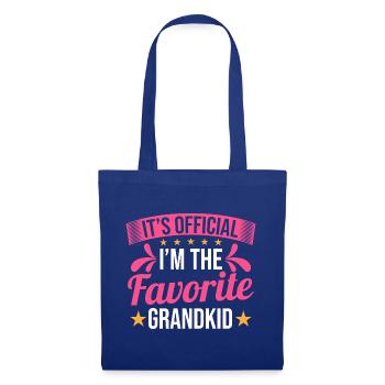 Favorite Grandma Nana Mimi Gigi Grammy Grandmother - Stoffbeutel - Royalblau - Vorne