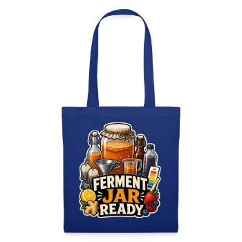 BOCAL DE FERMENTATION PRÊT - Sac en tissu - bleu royal - Devant