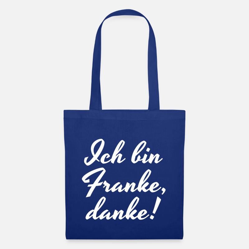 Ich bin Franke, danke! - Stoffbeutel - Royalblau