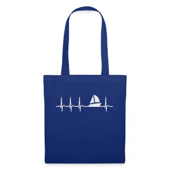 navigation à voile - Sac en tissu - bleu royal - Devant