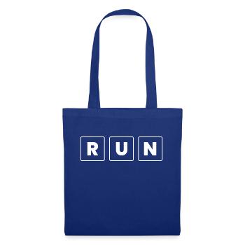 Triathlon Swim Bike Run Marathon - Stoffbeutel - Royalblau - Vorne
