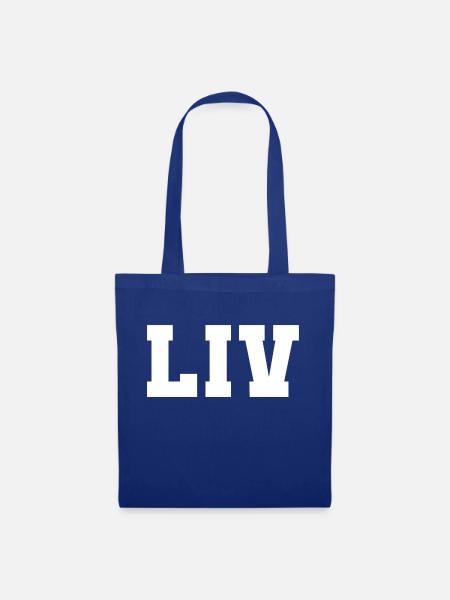 Name - Liv - Stoffbeutel - Royalblau