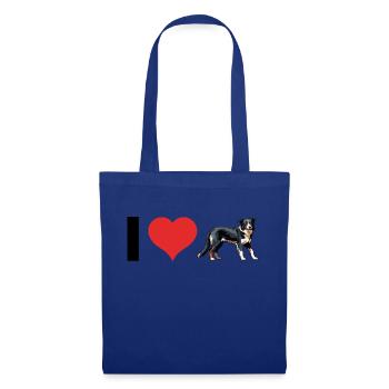 i Love Australian Shepherd - Pet Dog Design - Tote Bag - royal blue - Front