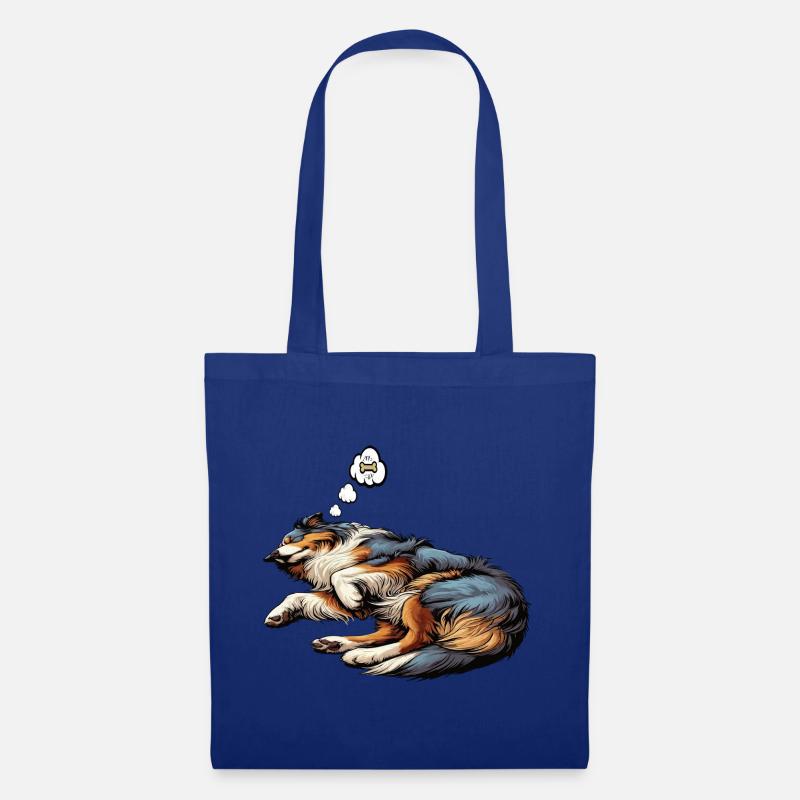 Australian Shepherd Aussie Aussiebesitzer Aussies - Stoffbeutel - Royalblau