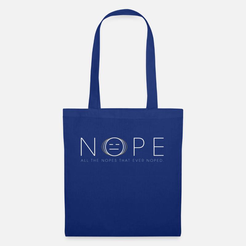 nope. all the nopes that ever noped. - Stoffbeutel - Royalblau