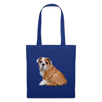 Bulldog - Sac en tissu - bleu royal - Devant