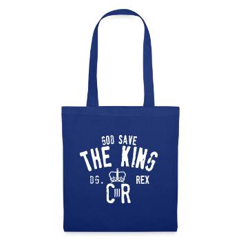 Gut Rette den König - Stoffbeutel - Royalblau - Vorne
