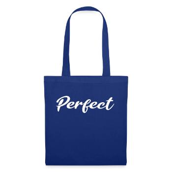 Perfect white - Stoffbeutel - Royalblau - Vorne
