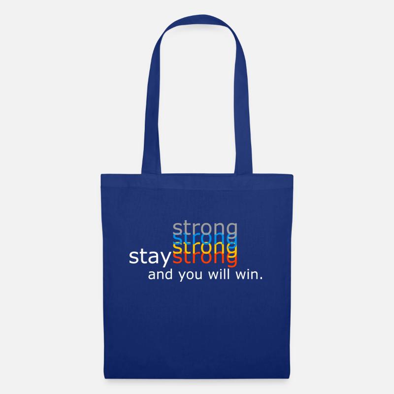 Stay strong. - Stoffbeutel - Royalblau