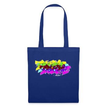 Graffiti du spectre - Sac en tissu - bleu royal - Devant